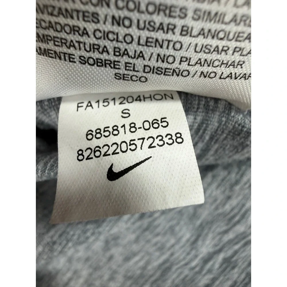 Nike Running Dri-FIT Hoodie Grey Heather Cow Neck 685818-065 Womens Small - Picture 12 of 16